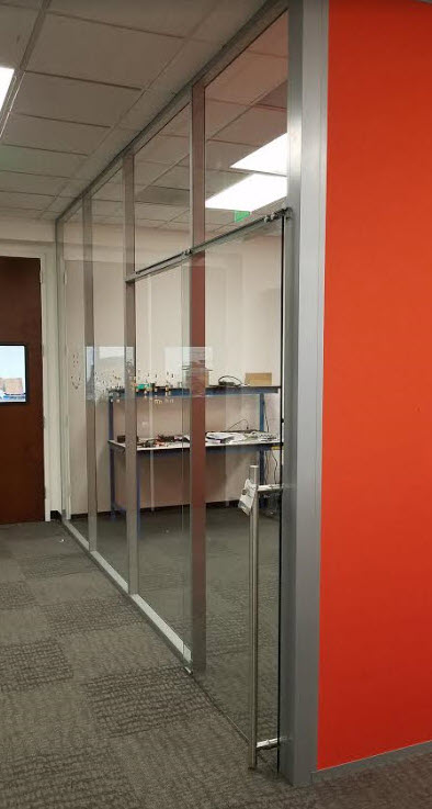 Demountable Wall - Lab Area - Installed in Silicon Valley